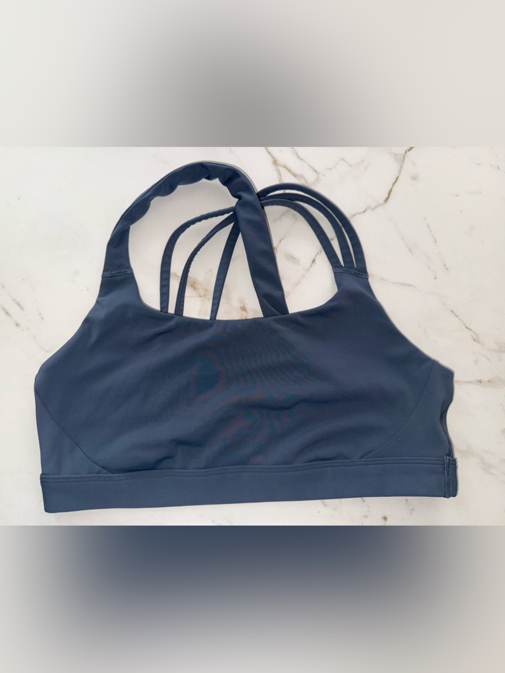 Athleta Train Free Sports Bra Bundle | Black & Steel granite Blue |Large 🖤💙 - Picture 7 of 11